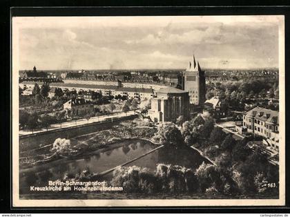 AK Berlin-Schmargendorf, Kreuzkirche am Hohenzollerndamm