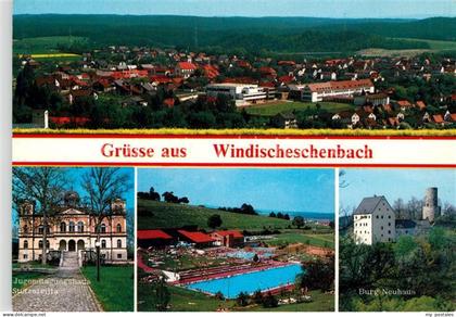 Windischeschenbach Stadtpanorama Jugendtagungshaus Stuetzelvilla Freibad Burg Ne