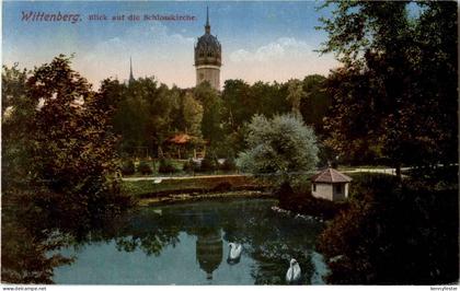 Wittenberg - Blick auf die Schlosskirche