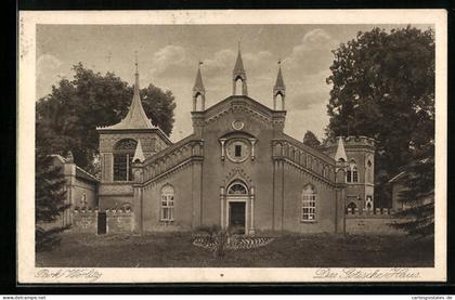 AK Wörlitz /Anh., Das Gotische Haus im Park Wörlitz