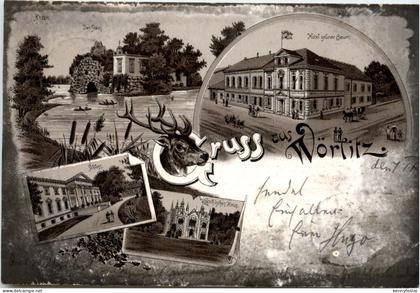 Gruss aus Wörlitz - Litho