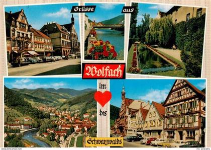 Wolfach Schwarzwald Hauptstrasse Wolfach Park Ortspartie