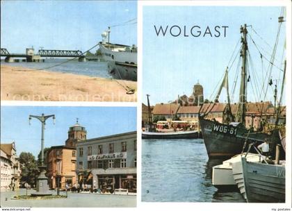 Wolgast Mecklenburg-Vorpommern Dampferanlegestelle Platz der Jugend Hafen