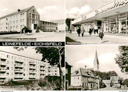 Leinefelde-Worbis Lehrlingswohnheim Einkaufszentrum Neubauten Lunapark HOG Eichs