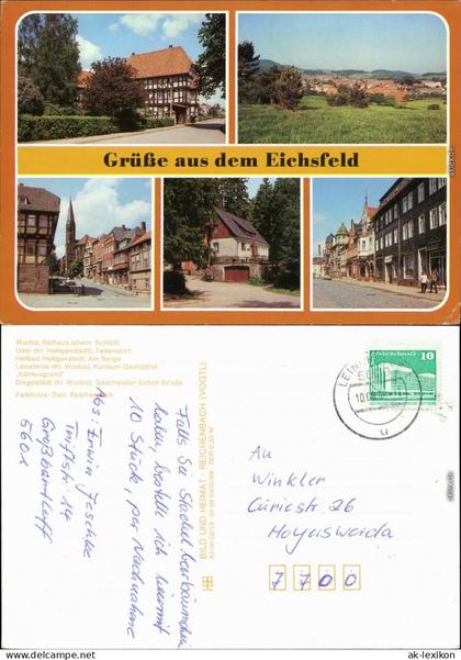 Worbis-Leinefelde-Worbis Worbis - Rathaus, Uder - Teilansicht,  1987