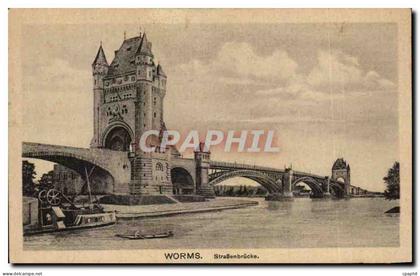 CPA Worms Strassenbrucke