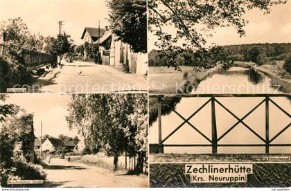 Zechlinerhuette Dorfstrasse Neustrelitzer Strasse Huettenkanal