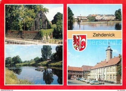 Zehdenick Klosterruine Ernst Thaelmann Platz Havel Hafen Vosskanal Markt Wappen