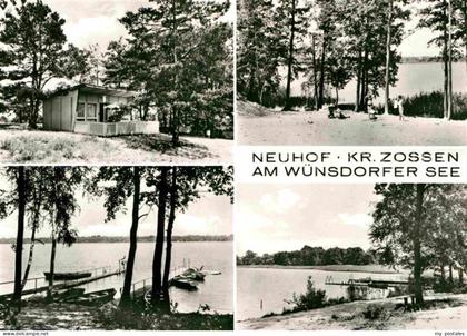 Neuhof Zossen Wuensdorfer See Bungalow Badestrand Steg