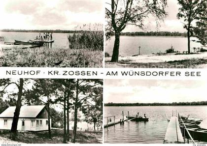 Neuhof Zossen Wuensdorfer See Bungalows Bootsliegeplatz