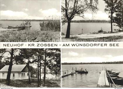 Neuhof Zossen Wuensdorfer See Bungalows des Braunkohlewerkes Troebitz