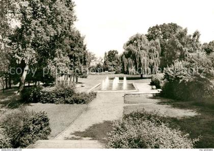 Zossen Brandenburg Parkanlage Wasserspiele