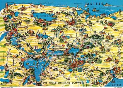 Holsteinische Schweiz Gebietskarte