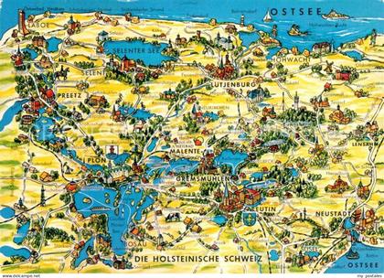 Holsteinische Schweiz Gebietskarte