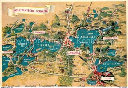 Holsteinische Schweiz Gebietskarte