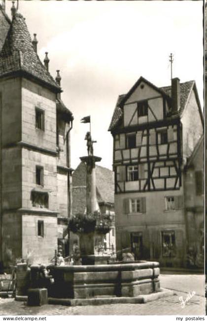Weissenburg Weissenburg Brunnen ungelaufen ca. 1955