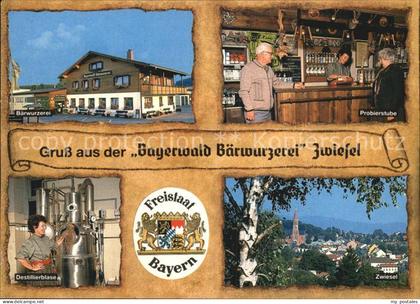 Zwiesel Niederbayern Bayerwald Baerwurzerei Zwiesel Probierstube Destillierblase