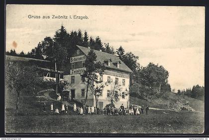 AK Zwönitz, Blick auf das Bethlehemstift