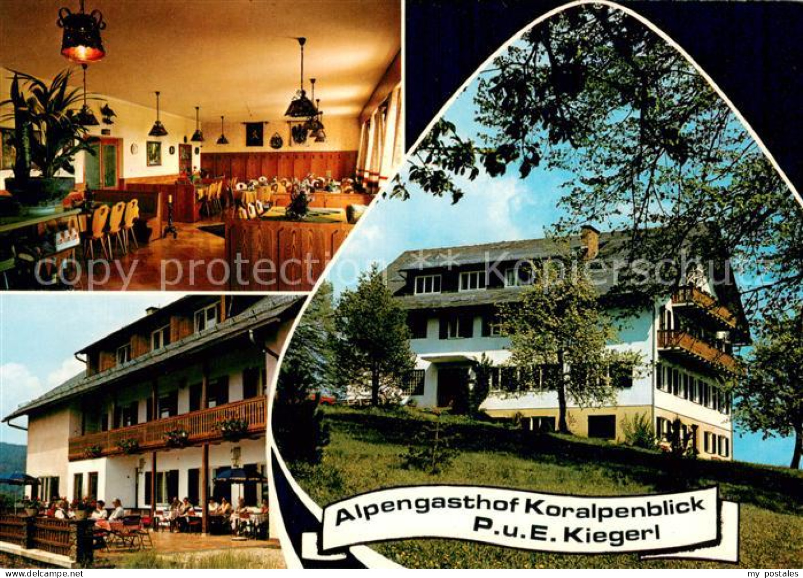 Deutschlandsberg Alpengasthof Koralpenblick Gastraum Terrasse