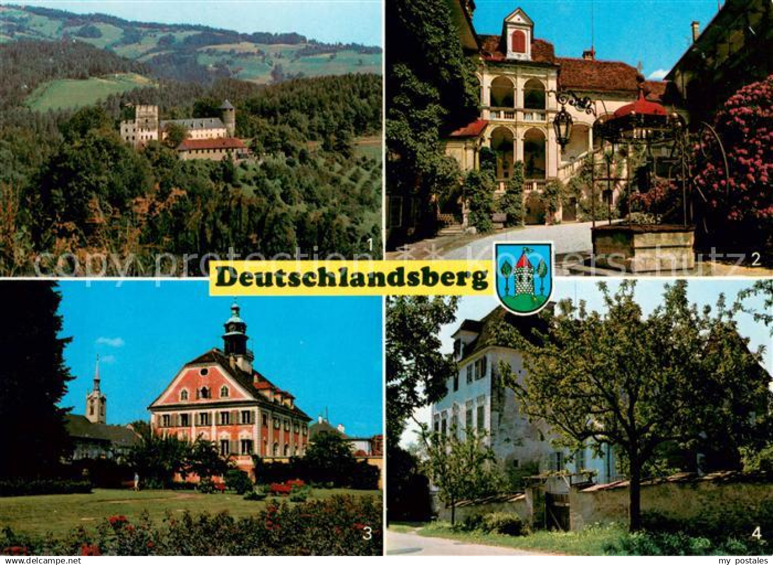 Deutschlandsberg Burg Deutschlandsberg Schloss Hollenegg Rathauspark Schloss Wil