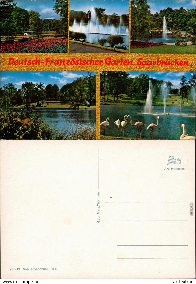Deutschmühlental-Saarbrücken Deutsch-Französischer Garten 1980