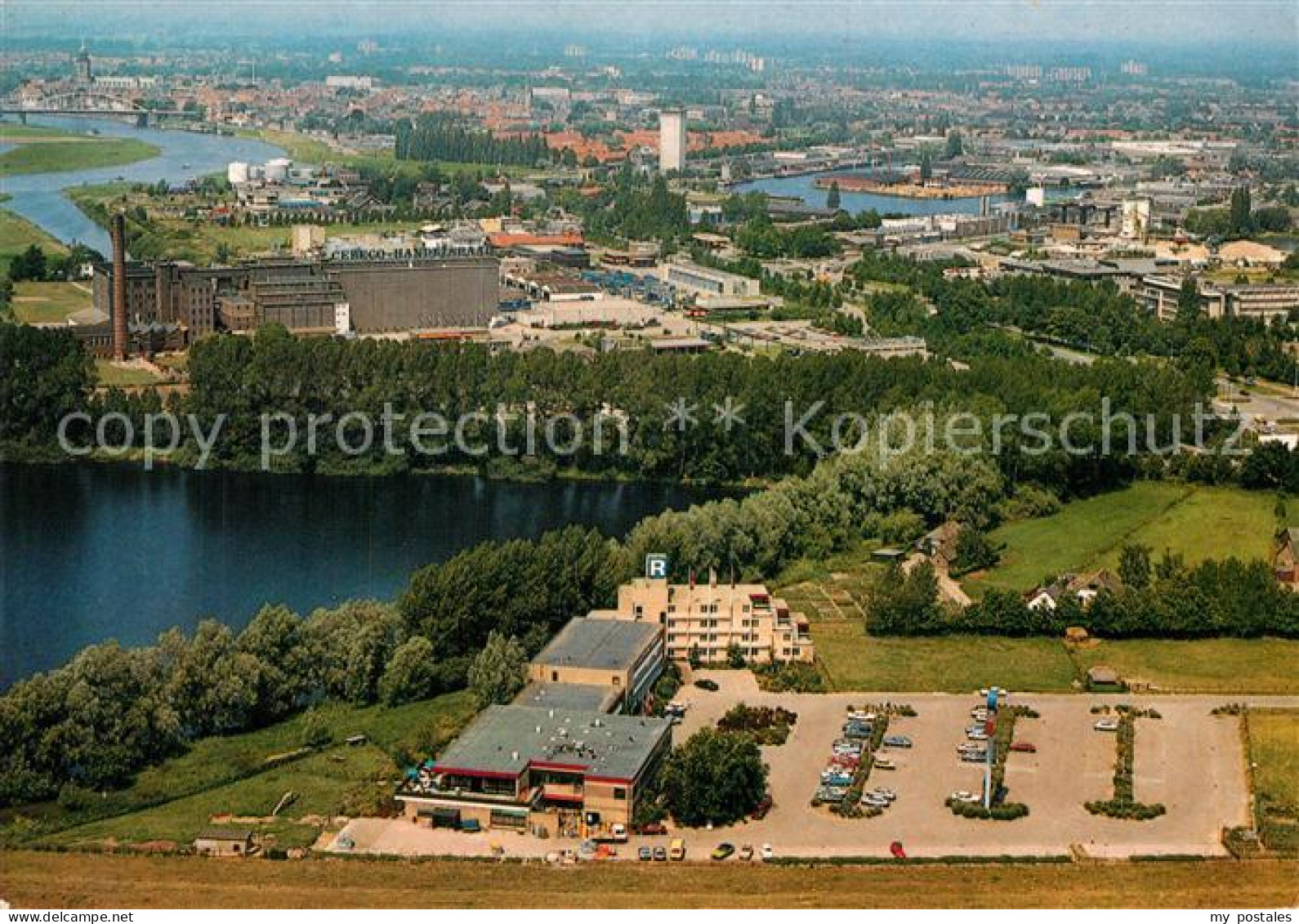 Deventer Postiljon Motel Deventer Fliegeraufnahme