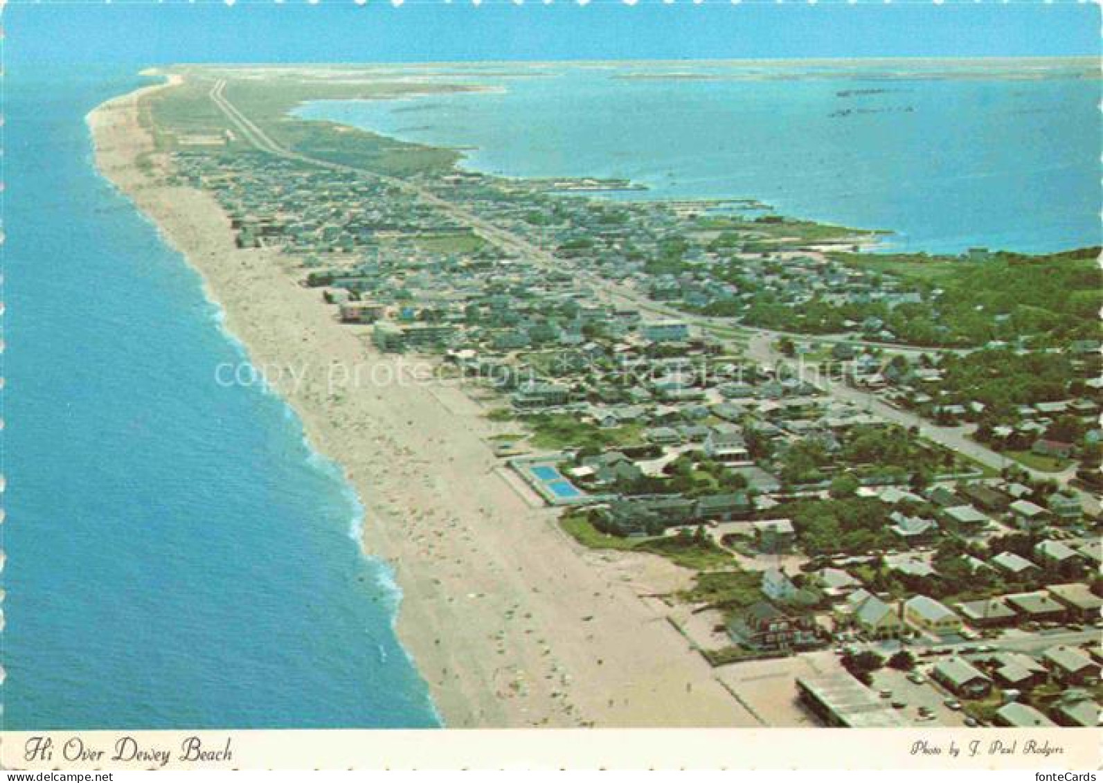 Dewey Beach Rehoboth Beach Delaware USA Fliegeraufnahme