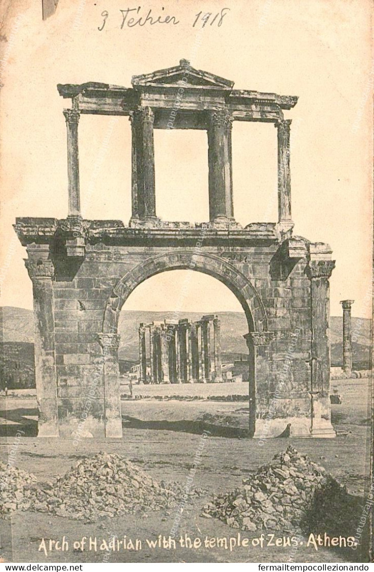 dh212 cartolina cpa atene athenes greece grece