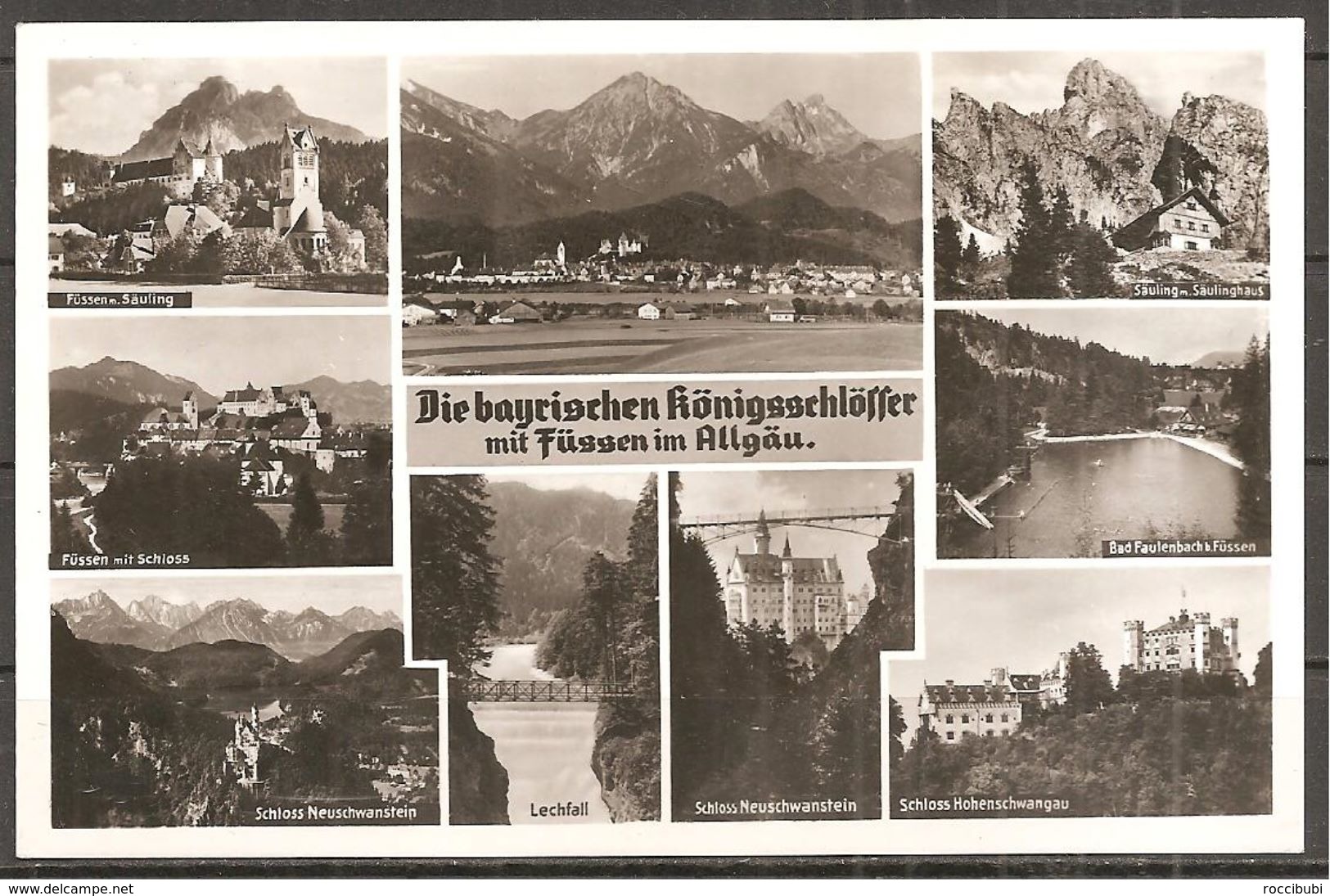 Die bayrischen Königsschlösser, Füssen 1938