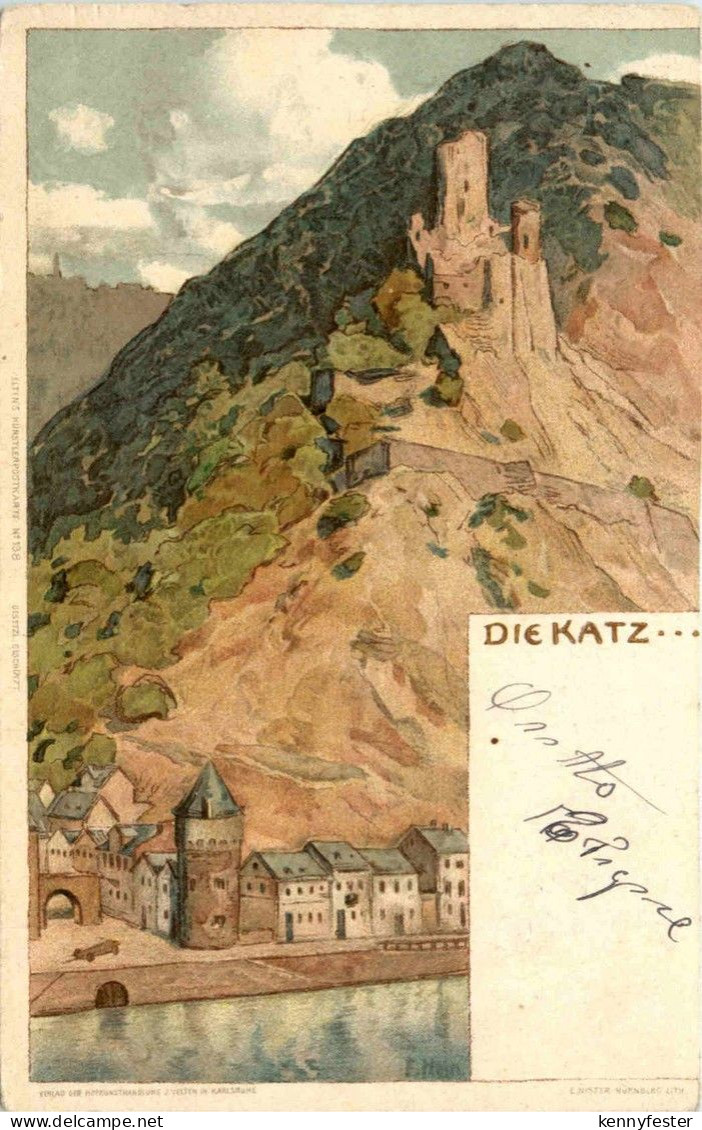 Die Katz - Litho