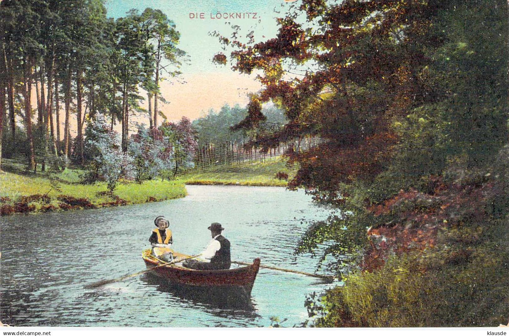 Die Löcknitz - Ruderboot