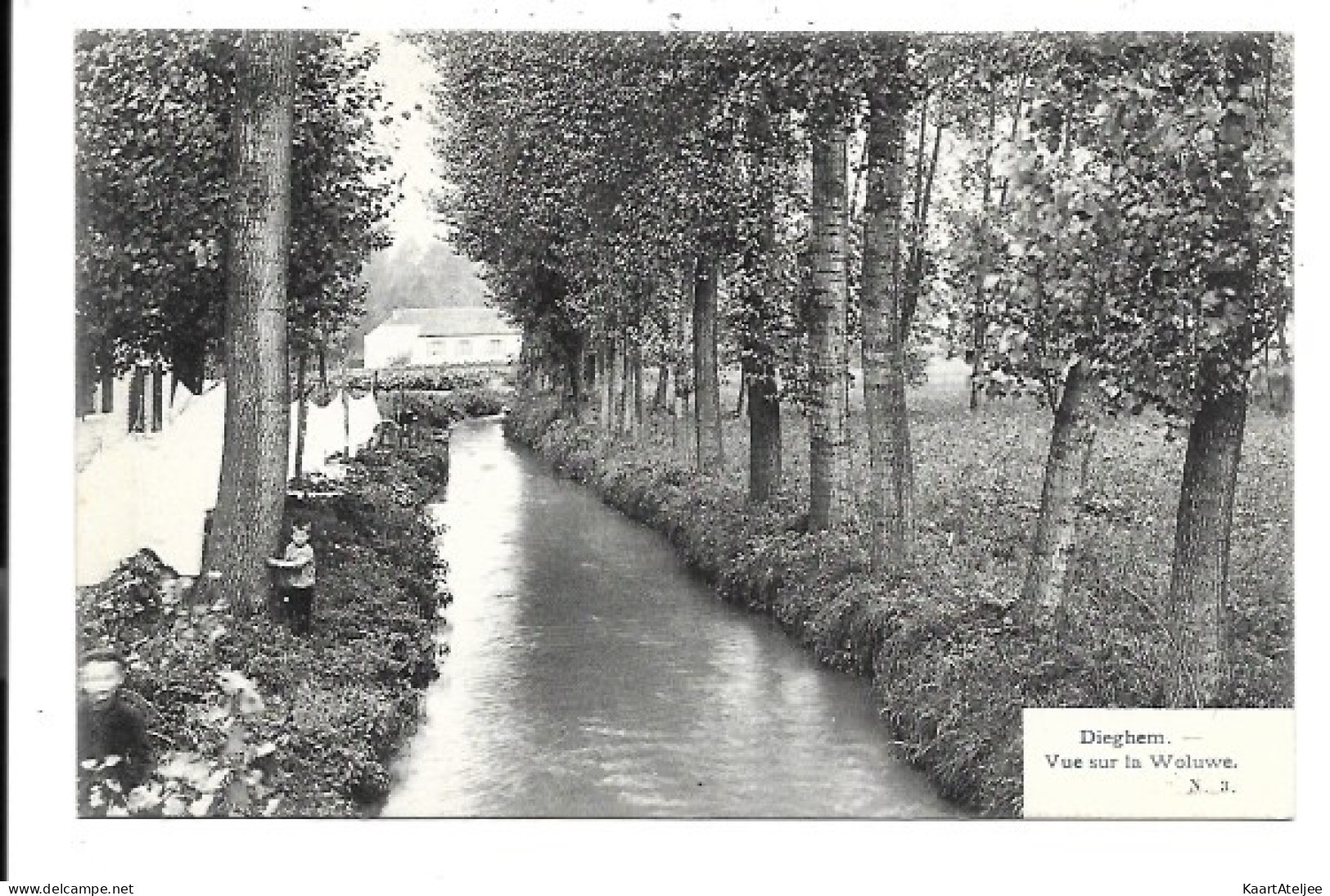 Diegem - Vue sur la Woluwe.