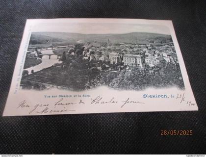 Diekirch, Vue sur Diekirch et la Sûre