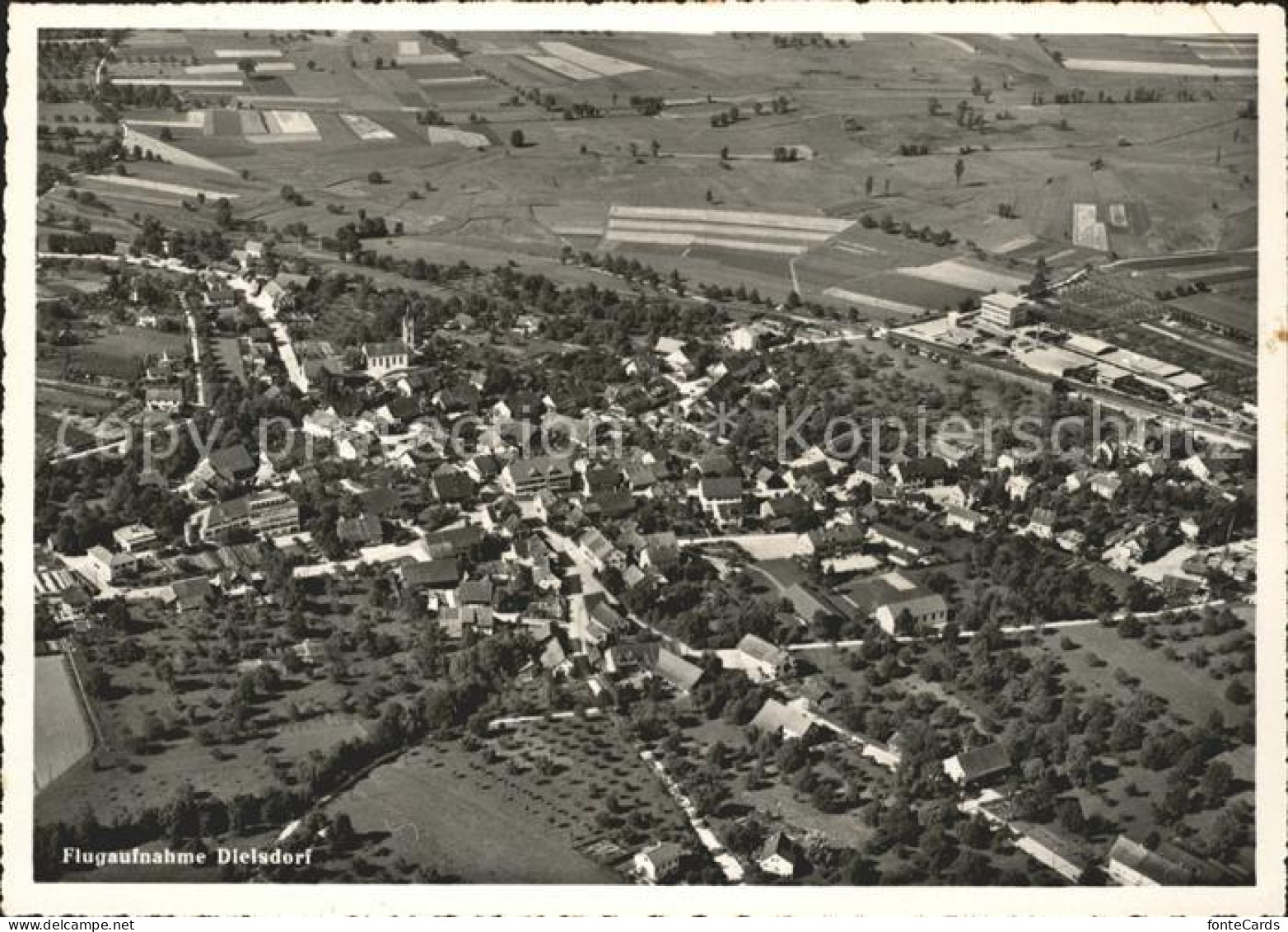 Dielsdorf Fliegeraufnahme