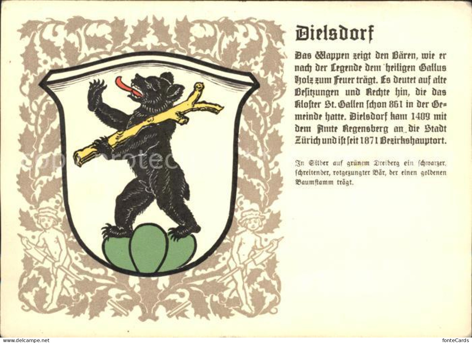 Dielsdorf Zuercher Gemeindewappen