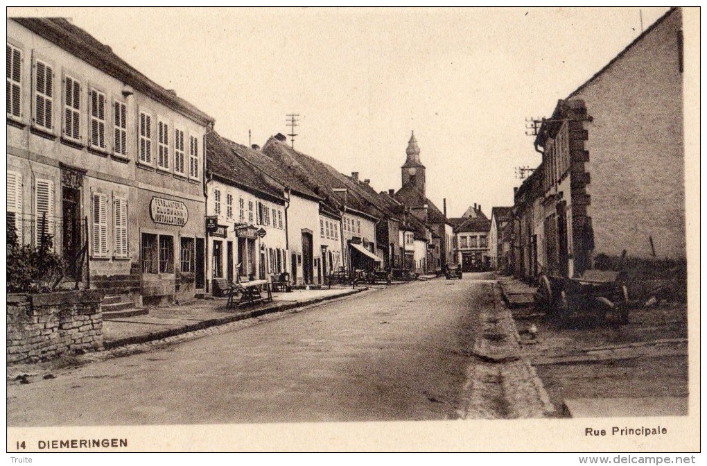 DIEMERINGEN RUE PRINCIPALE