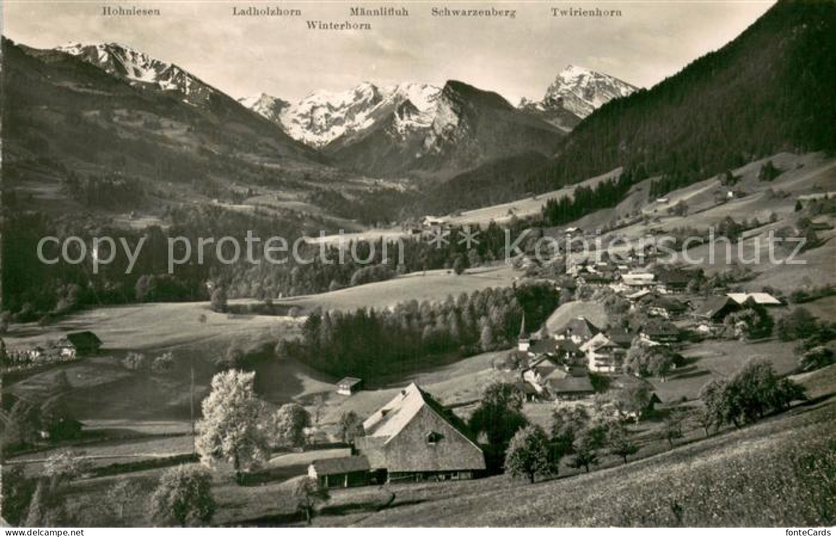 Diemtigen BE Panorama