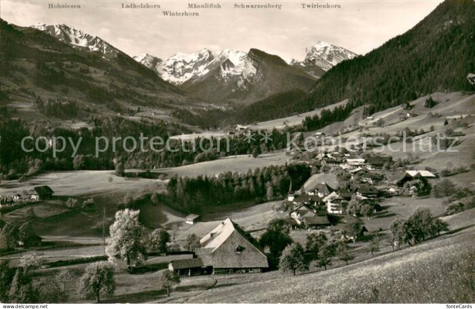 Diemtigen BE Panorama