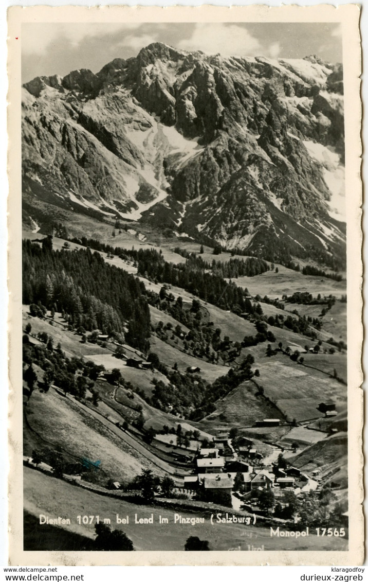 Dienten am Hochkönig old postcard travelled 1957 b171025