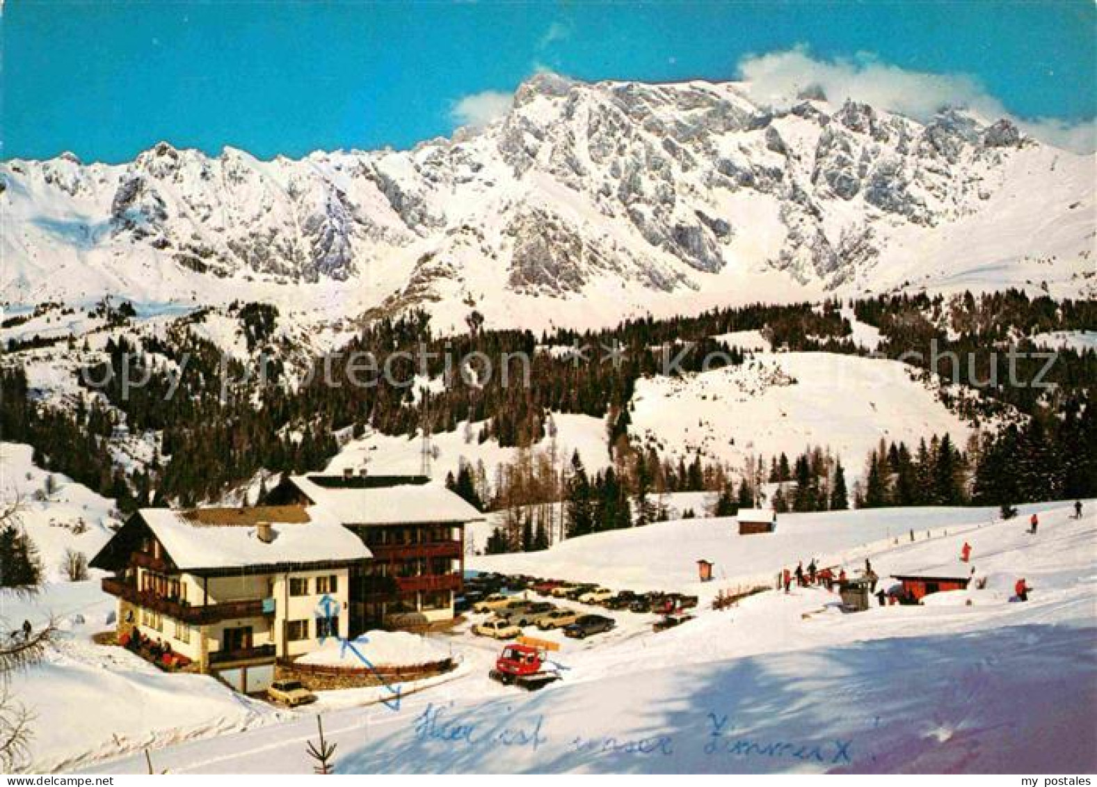 Dienten Hochkoenig Alpengasthof uebergossene Alm