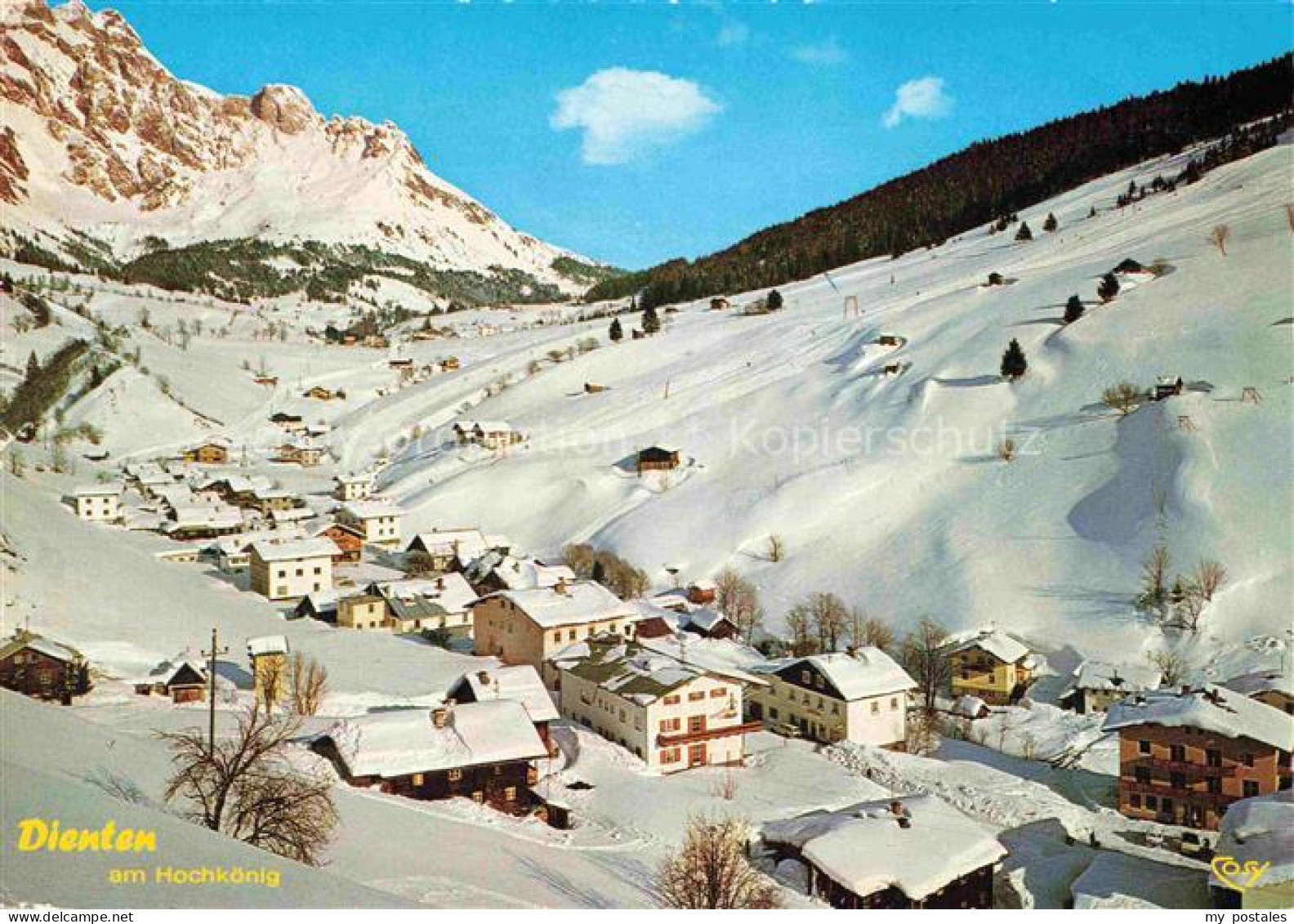 Dienten Hochkoenig Pinzgau-Pongau AT Winterpanorama