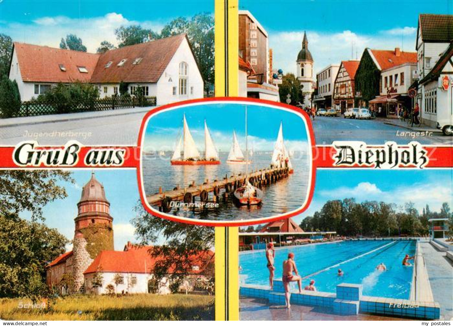 Diepholz Jugendherberge Langestrasse Freibad Schloss