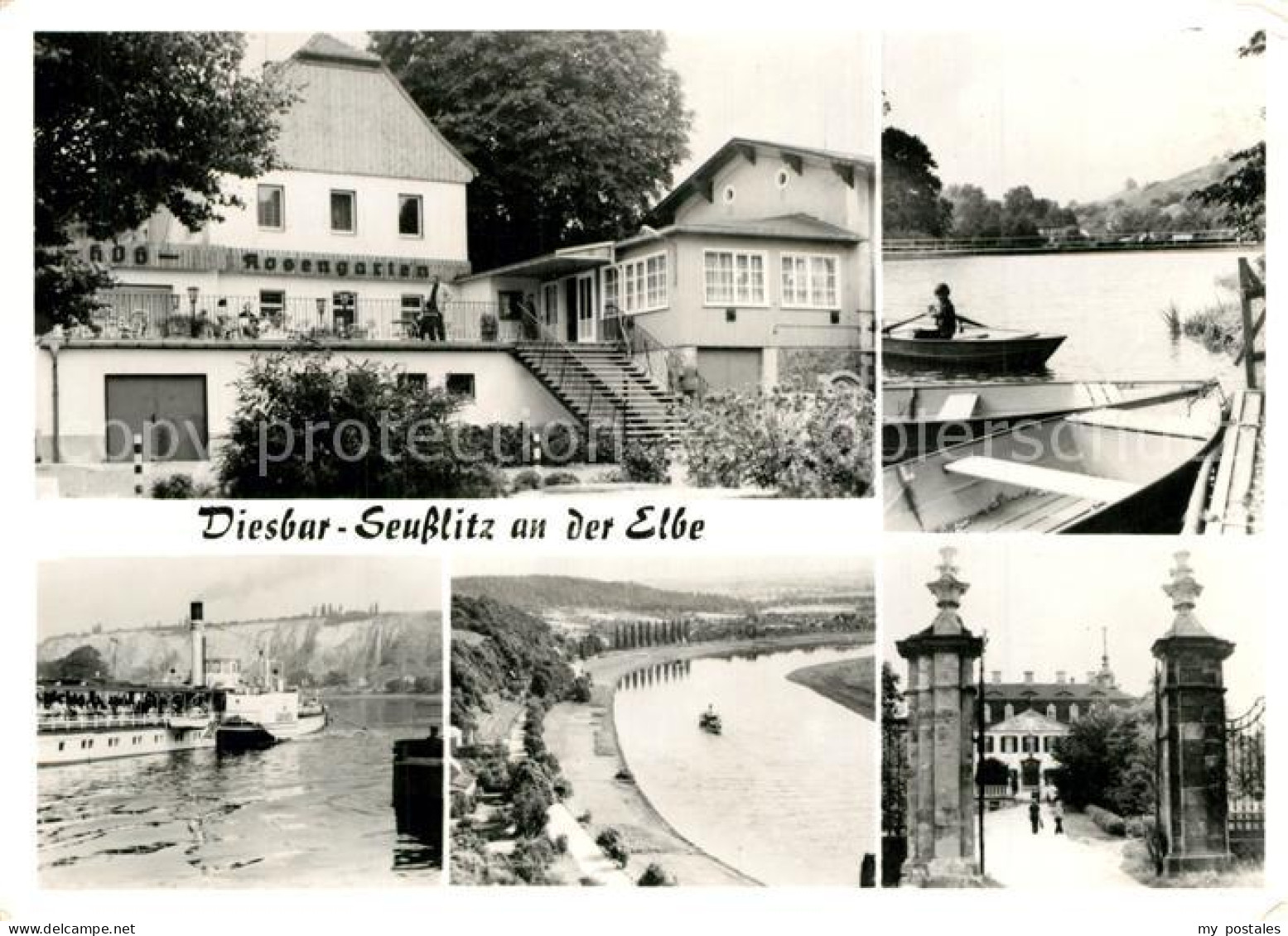 Diesbar-Seusslitz HOG Rosengarten Elbepartien Schloss