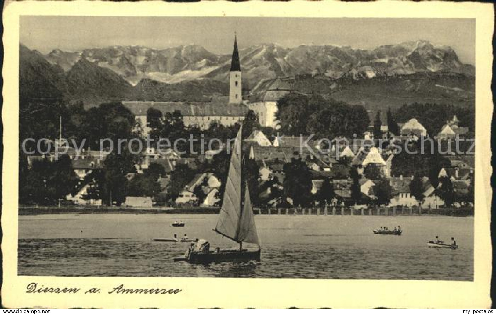 Diessen Ammersee Segelschiff