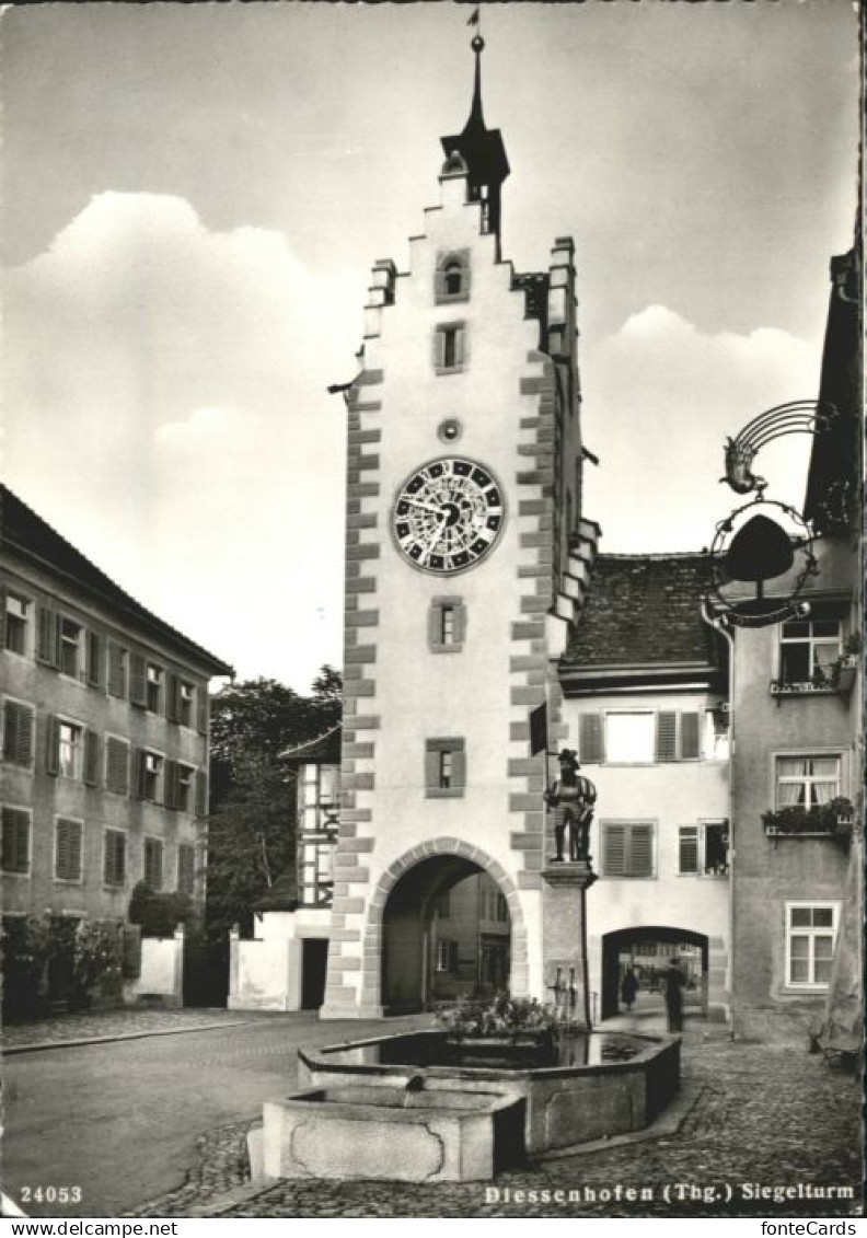 Diessenhofen Siegelturm Brunnen