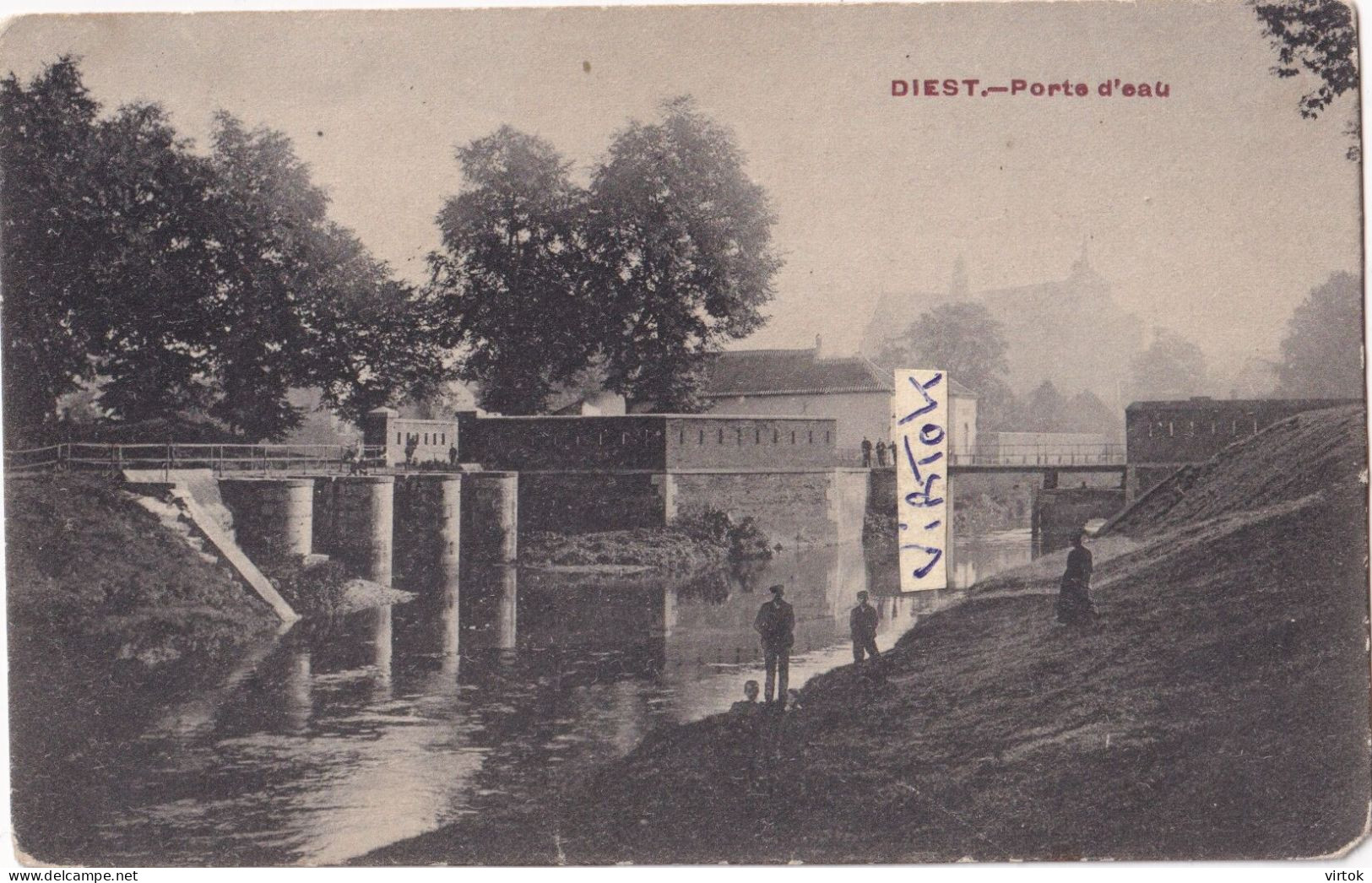 DIEST :   porte d'eau  1909