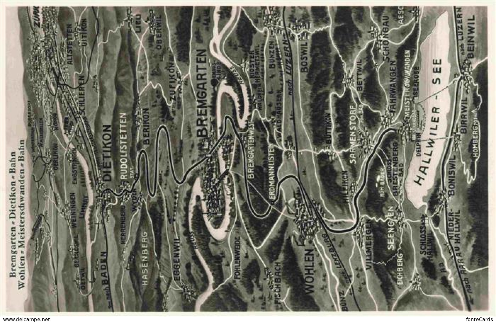 Dietikon ZH Bremgartn Dietikon Bahn Wahlen Meisterschwanden Bahn