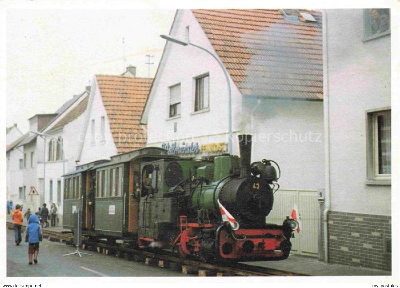 Dietzenbach Offenbach Main Hessen Lok 43 mit Sonderzug in Dietzenbach