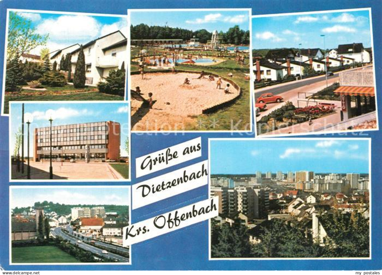 Dietzenbach Schwimmbad Stadtansichten