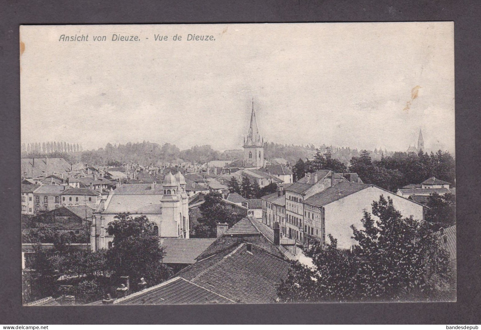 Dieuze Moselle Ansicht von Dieuze Vue de Dieuze ( Otto Cartharius )